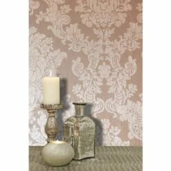 Damask Rose Gold Foil Metallic Wallpaper Textured Vinyl Retro Vintage Arthouse 6 Damask Rose Gold Foil Metallic Wallpaper Textured Vinyl Retro Vintage Arthouse -ARTHOUSE SHOP 10217834 3