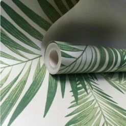Arthouse Quality Tropical Palm Tree Leaves Green Jungle Nature Wallpaper 906802