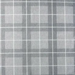 Heritage Check Wallpaper Arthouse Tartan Grey Silver Metallic Textured Vinyl