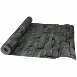 Arthouse Slate Wall Design Grey Brick Effect Paste The Paper Wallpaper -ARTHOUSE SHOP 58213162 3