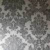 Foil Damask Silver Wallpaper Arthouse Classic Metallic Textured Vinyl Shiny