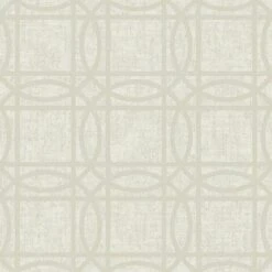 Arthouse Kiss Geometric Foil Textured Wallpaper (10m X 53cm) (Cream/Gold)