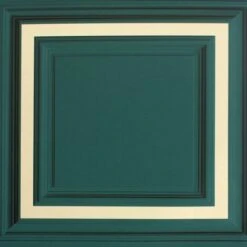 Arthouse Stately Panel Wallpaper (10m X 53cm) (Emerald Green)
