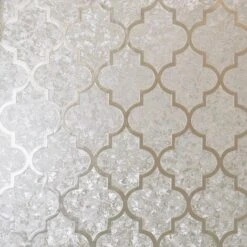 Arthouse Trellis Velvet Foil Textured Wallpaper (10m X 53cm) (Rose Gold)